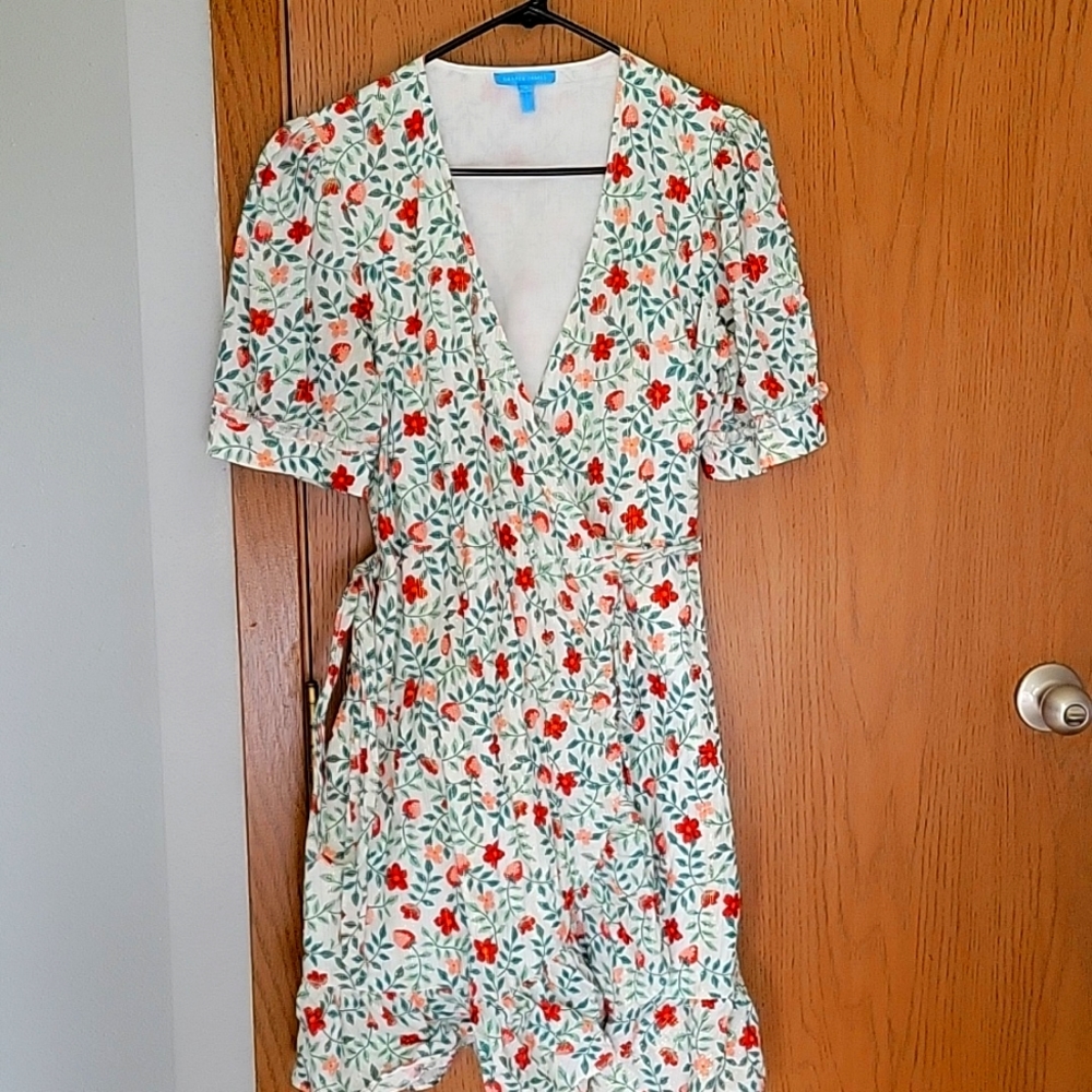 Draper James Strawberry Wrap Dress